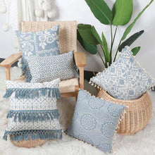 Load image into Gallery viewer, BLEUE Pillow Covers (Set of Four)
