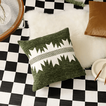 Load image into Gallery viewer, TESSERIS Green Pillow Covers (Set of Four)
