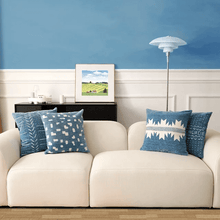 Load image into Gallery viewer, TESSERIS Blue Pillow Covers (Set of Four)
