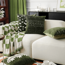 Load image into Gallery viewer, TESSERIS Green Pillow Covers (Set of Four)
