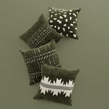 Load image into Gallery viewer, TESSERIS Green Pillow Covers (Set of Four)
